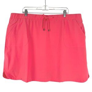 Chico's Zenergy Neema Skort Skirt‎ Size 4 Calypso Coral UPF 50+ NWT SS-2075